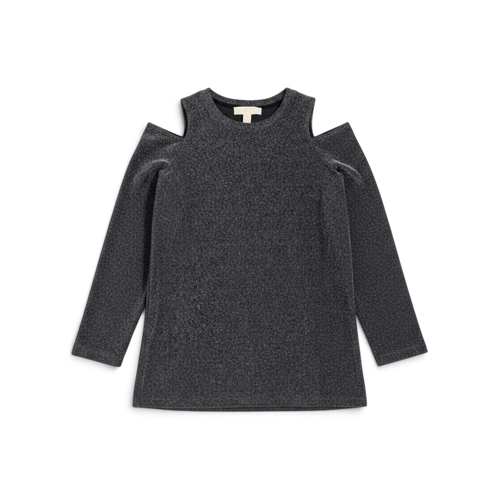 Michael Kors Cold Shoulder Shirt Women S Partycore Disco Glam Sparkly Holiday